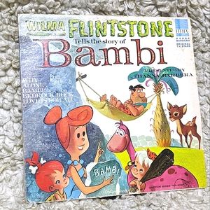 Wilma Flintstone Tells the Story of Bambi 1965 Vinyl Record